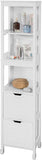 darrahopens Home & Garden > Storage Freestanding Tall Cabinet with Standing Shelves and Drawers