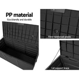 darrahopens Home & Garden > Storage Gardeon 290L Outdoor Storage Box - All Black