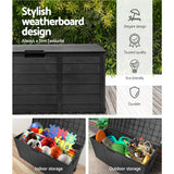 darrahopens Home & Garden > Storage Gardeon 290L Outdoor Storage Box - All Black