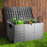 darrahopens Home & Garden > Storage Gardeon 290L Outdoor Storage Box - Black