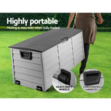 darrahopens Home & Garden > Storage Gardeon 290L Outdoor Storage Box - Black