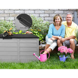 darrahopens Home & Garden > Storage Gardeon 290L Outdoor Storage Box - Black