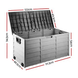 darrahopens Home & Garden > Storage Gardeon 290L Outdoor Storage Box - Black
