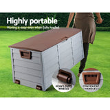 darrahopens Home & Garden > Storage Gardeon 290L Outdoor Storage Box - Brown