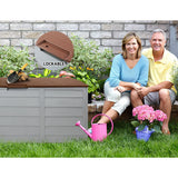 darrahopens Home & Garden > Storage Gardeon 290L Outdoor Storage Box - Brown