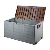 darrahopens Home & Garden > Storage Gardeon 290L Outdoor Storage Box - Brown
