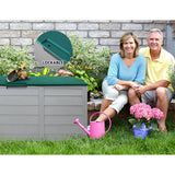 darrahopens Home & Garden > Storage Gardeon 290L Outdoor Storage Box - Green