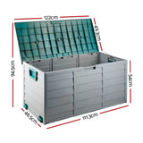 darrahopens Home & Garden > Storage Gardeon 290L Outdoor Storage Box - Green