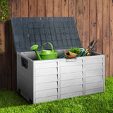 darrahopens Home & Garden > Storage Gardeon 290L Outdoor Storage Box - Grey