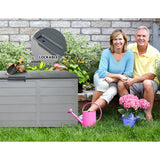 darrahopens Home & Garden > Storage Gardeon 290L Outdoor Storage Box - Grey