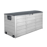 darrahopens Home & Garden > Storage Gardeon 290L Outdoor Storage Box - Grey