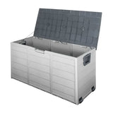 darrahopens Home & Garden > Storage Gardeon 290L Outdoor Storage Box - Grey