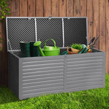 darrahopens Home & Garden > Storage Gardeon Outdoor Storage Box 490L Bench Seat Indoor Garden Toy Tool Sheds Chest