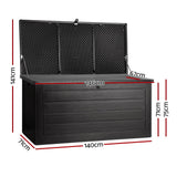 Darrahopens Home & Garden > Storage Gardeon Outdoor Storage Box 680L Sheds Container Indoor Garden Bench Tool Chest
