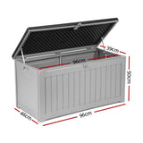 darrahopens Home & Garden > Storage Gardeon Outdoor Storage Box Bench Seat 190L