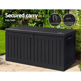 darrahopens Home & Garden > Storage Gardeon Outdoor Storage Box Container Garden Toy Indoor Tool Chest Sheds 270L Black