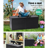 darrahopens Home & Garden > Storage Gardeon Outdoor Storage Box Container Indoor Garden Toy Tool Sheds Chest 490L
