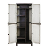 darrahopens Home & Garden > Storage Gardeon Outdoor Storage Cabinet Cupboard Lockable Garage 173cm