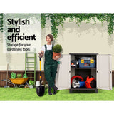 darrahopens Home & Garden > Storage Gardeon Outdoor Storage Cabinet Cupboard Lockable Garage 92cm