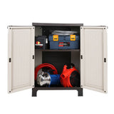 darrahopens Home & Garden > Storage Gardeon Outdoor Storage Cabinet Cupboard Lockable Garage 92cm