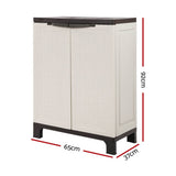 darrahopens Home & Garden > Storage Gardeon Outdoor Storage Cabinet Cupboard Lockable Garage 92cm