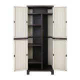 darrahopens Home & Garden > Storage Gardeon Outdoor Storage Cabinet Lockable Cupboard Garage 173cm