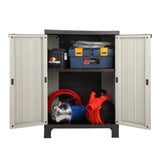 darrahopens Home & Garden > Storage Gardeon Outdoor Storage Cabinet Lockable Cupboard Garage 92cm