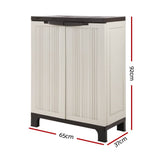 darrahopens Home & Garden > Storage Gardeon Outdoor Storage Cabinet Lockable Cupboard Garage 92cm