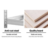 darrahopens Home & Garden > Storage Giants 2x1.8M Warehouse Shelving Rack Racking Garage Metal Storage Shelves