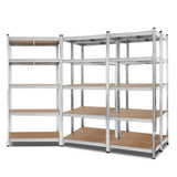 darrahopens Home & Garden > Storage Giants 5x1.8M Warehouse Shelving Rack Racking Garage Metal Storage Shelves