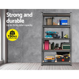 darrahopens Home & Garden > Storage Giantz 1.5M Metal Steel Warehouse Shelving Racking Garage Storage Shelves Racks