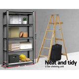 darrahopens Home & Garden > Storage Giantz 1.5M Metal Steel Warehouse Shelving Racking Garage Storage Shelves Racks