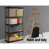 darrahopens Home & Garden > Storage Giantz 1.5M Warehouse Racking Rack Storage Shelf Organiser Industrial Shelving Garage Kitchen Store Shelves Steel