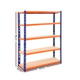 darrahopens Home & Garden > Storage Giantz 1.8M Warehouse Racking Shelving Storage Shelf Garage Shelves Rack Steel