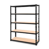 darrahopens Home & Garden > Storage Giantz 1.8M Warehouse Racking Shelving Storage Shelf Garage Shelves Rack Steel Black