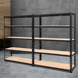 darrahopens Home & Garden > Storage Giantz 2.4MX1.8M Garage Shelving Warehouse Rack Pallet Racking Storage Steel Black