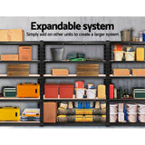 darrahopens Home & Garden > Storage Giantz 2.4MX1.8M Garage Shelving Warehouse Rack Pallet Racking Storage Steel Black