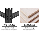 darrahopens Home & Garden > Storage Giantz 2.4MX1.8M Garage Shelving Warehouse Rack Pallet Racking Storage Steel Black