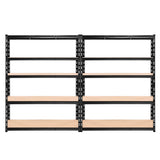 darrahopens Home & Garden > Storage Giantz 2.4MX1.8M Garage Shelving Warehouse Rack Pallet Racking Storage Steel Black