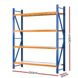 Darrahopens Home & Garden > Storage Giantz 2.4MX2M Garage Shelving Warehouse Rack Pallet Storage Shelves Racking