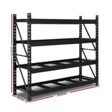 darrahopens Home & Garden > Storage Giantz 2M Warehouse Racking Shelving Heavy Duty Steel Garage Storage Rack