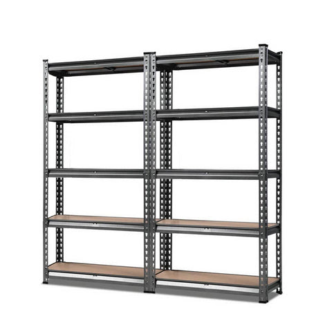 darrahopens Home & Garden > Storage Giantz 2x1.5M Steel Warehouse Racking Rack Shelving Storage Garage Shelves Shelf