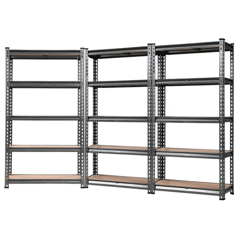 darrahopens Home & Garden > Storage Giantz 3x1.5M Warehouse Racking Shelving Storage Rack Steel Garage Shelf Shelves