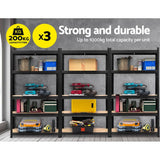 darrahopens Home & Garden > Storage Giantz 3X1.8M Warehouse Shelving Garage Storage Racking Steel Metal Shelves