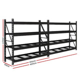 darrahopens Home & Garden > Storage Giantz 4MX2M Garage Shelving Warehouse Rack Pallet Racking Storage Steel