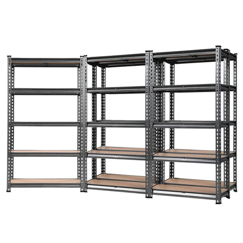 darrahopens Home & Garden > Storage Giantz 5x1.5M Warehouse Racking Shelving Storage Rack Steel Garage Shelf Shelves
