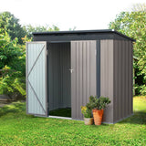 Darrahopens Home & Garden > Storage Giantz Garden Shed Sheds Outdoor Storage 1.95x1.31M Steel Workshop House Tool