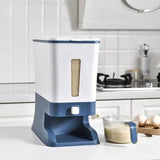 Darrahopens Home & Garden > Storage GOMINIMO 12KG Food Dispenser with Measuring Cup GO-FD-100-GD