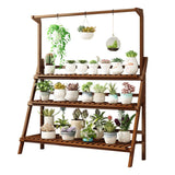 Darrahopens Home & Garden > Storage GOMINIMO Bamboo Plant Stand 3 Tier Dark Brown GO-PS-101-YJ