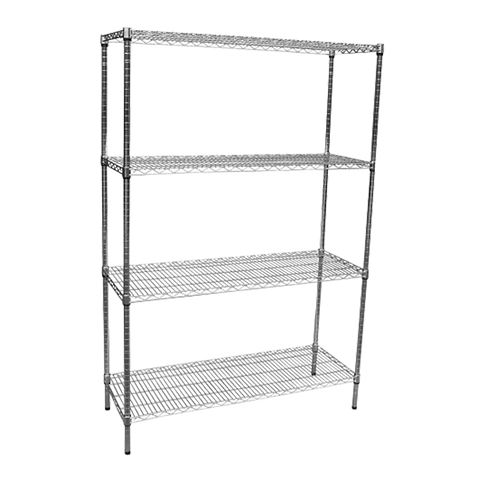 Darrahopens Home & Garden > Storage Modular Wire Storage Shelf 1200 x 450 x 1800mm Steel Shelving